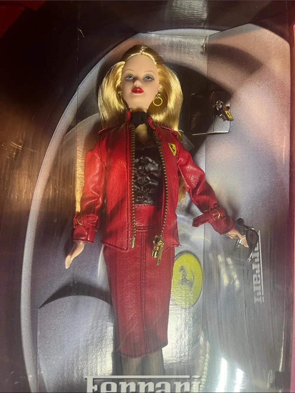 Ferrari Barbie Collectible Doll in Red - Official Brand Collaboration